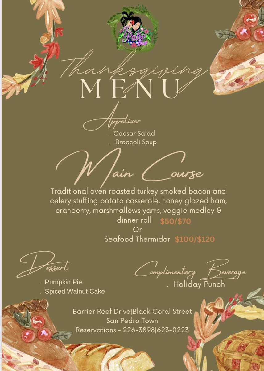 Menu El Patio Grill-2