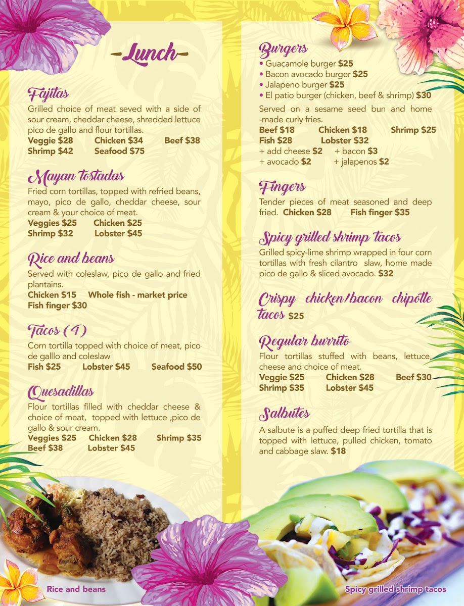 Menu El Patio Grill-3