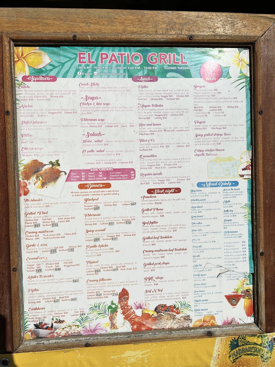 Menu El Patio Grill-7